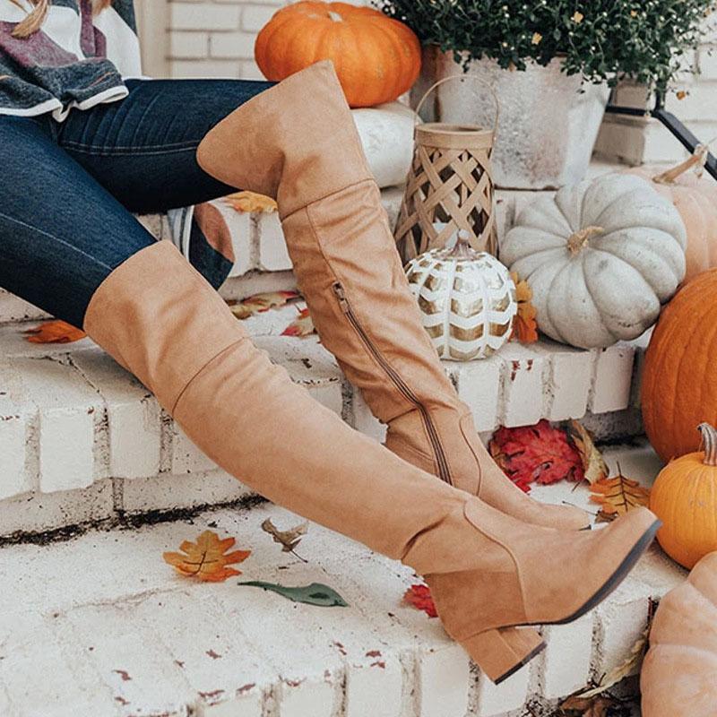 European American Style Round Toe Side Zipper Ladies Long Over-the-knee Shoes Casual Round Toe Thread Zipper Western Riding Boot, Beige
European American Style Round Toe Side Zipper Ladies Long Over-the-knee Shoes Casual Round Toe Thread Zipper Western Riding Boot, Beige