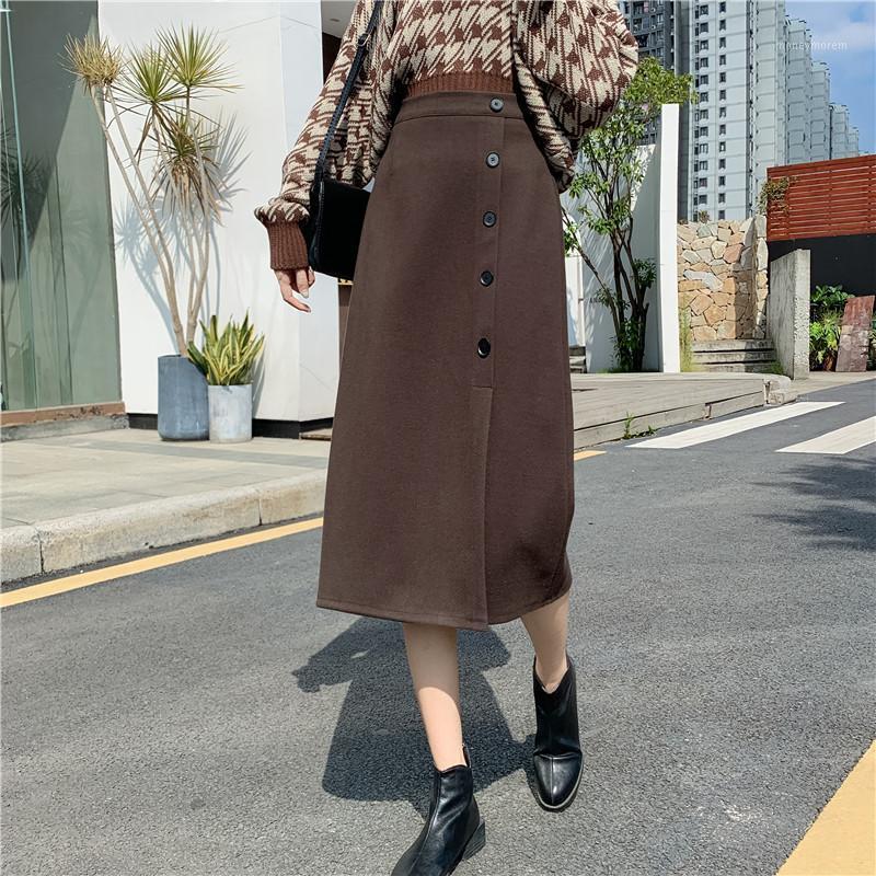 Women High-Waist Autumn Winter Woolen Skirt Fashion Femme Vintage Casual Buttons Elegant Office Color Slim Plus-Size Skirts1, Black
Women High-Waist Autumn Winter Woolen Skirt Fashion Femme Vintage Casual Buttons Elegant Office Color Slim Plus-Size Skirts1, Black