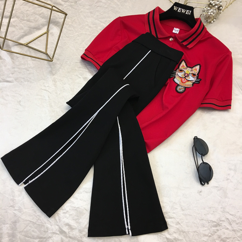 Fashion streetwear black bell-bottomed pants women formal office Split Slim Flared Trousers plus size Elastic waist Flare pants 201228