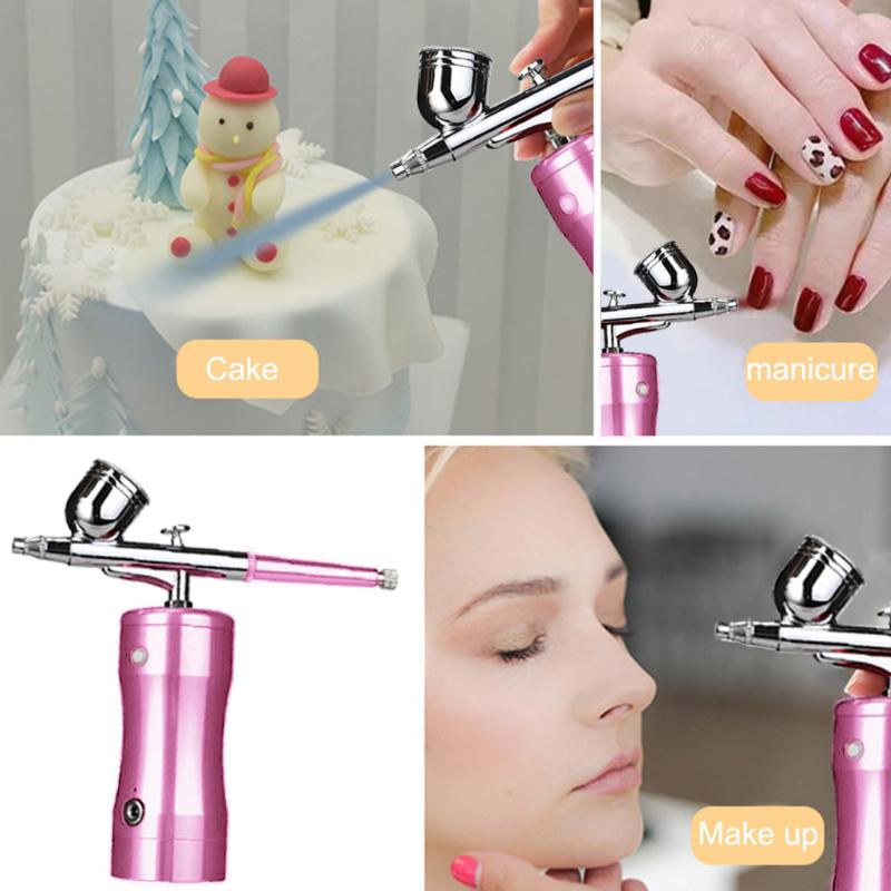 Portable Nail Airbrush Rechargeable Manicure Baking Cake Coloring Handheld Air Paint Sprayer
Portable Nail Airbrush Rechargeable Manicure Baking Cake Coloring Handheld Air Paint Sprayer