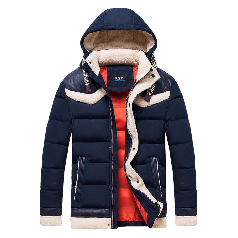 Men Winter Outdoor Hoods Warm Thick Fleece Jacket Parkas Men New Menswear Casual Adventure WaterBreaker Parkas Coat Men T200102
