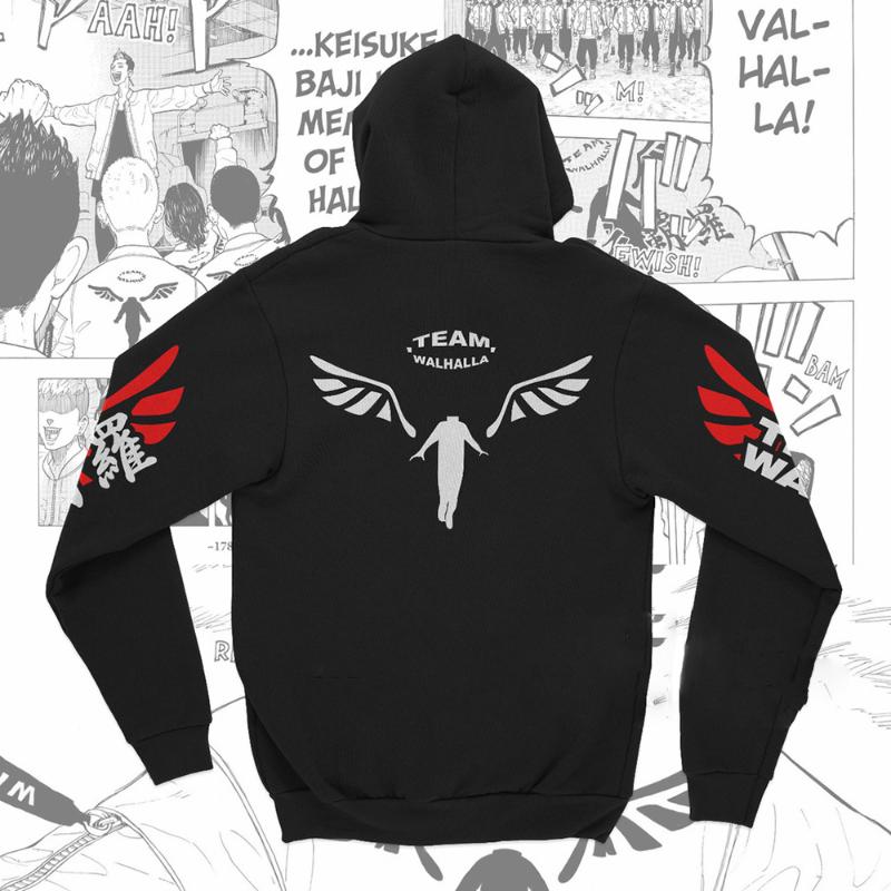 Men's Hoodies & Sweatshirts Anime Tokyo Revengers Print Men Hip Hop Winter Unisex Harajuku Team Walhalla Hoodie, Black
Men's Hoodies & Sweatshirts Anime Tokyo Revengers Print Men Hip Hop Winter Unisex Harajuku Team Walhalla Hoodie, Black