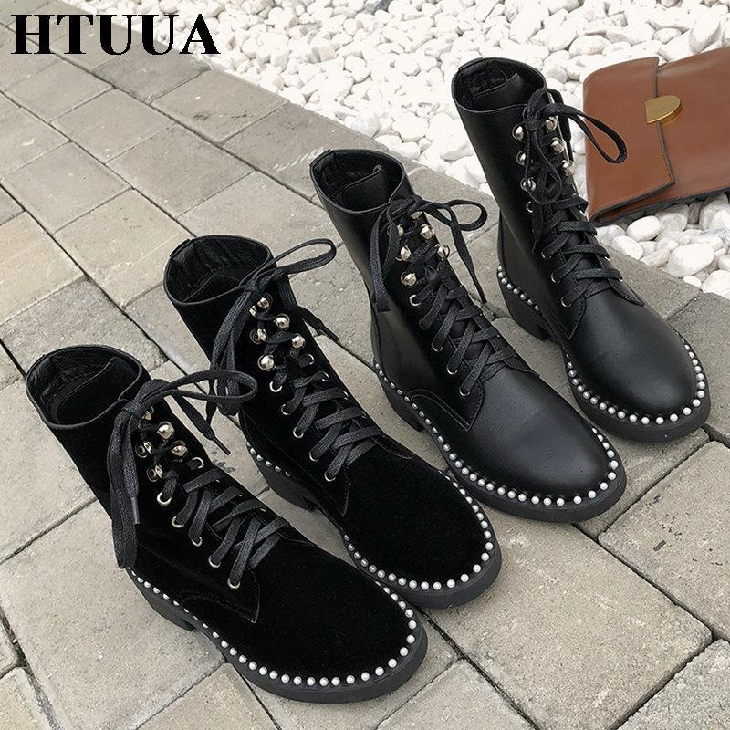 HTUUA 2021 New Women's Boots Black Soft Leather Short Ankle Boots Women Autumn Winter Shoes Woman Motorcycle SX41961, Black flock
HTUUA 2021 New Women's Boots Black Soft Leather Short Ankle Boots Women Autumn Winter Shoes Woman Motorcycle SX41961, Black flock