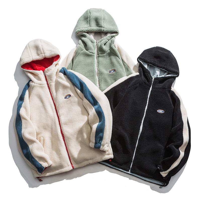 Male Women Couple Streetwear Hip Hop Loose Warm Coat Men Winter Can Be Worn on Both Sides Thicken Hooded Parkas Jacket Outerwear, Red creamy
Male Women Couple Streetwear Hip Hop Loose Warm Coat Men Winter Can Be Worn on Both Sides Thicken Hooded Parkas Jacket Outerwear, Red creamy