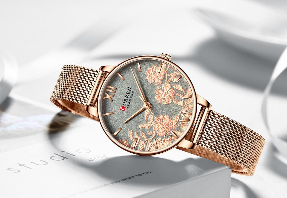 CURREN Women Watch Luxury Rose Gold Stainless Steel Bracelet Watch Fashion Decent Womens Quartz Watches Ladies Clock1, L-khaki
CURREN Women Watch Luxury Rose Gold Stainless Steel Bracelet Watch Fashion Decent Womens Quartz Watches Ladies Clock1, L-khaki