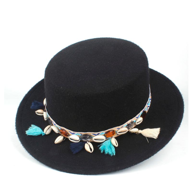 Women Flat Top Hat Winter Lady Travel Wild Fedora Boater Hat Vintage Trilby Queen Fascinator Size 56-58CM, Black
Women Flat Top Hat Winter Lady Travel Wild Fedora Boater Hat Vintage Trilby Queen Fascinator Size 56-58CM, Black