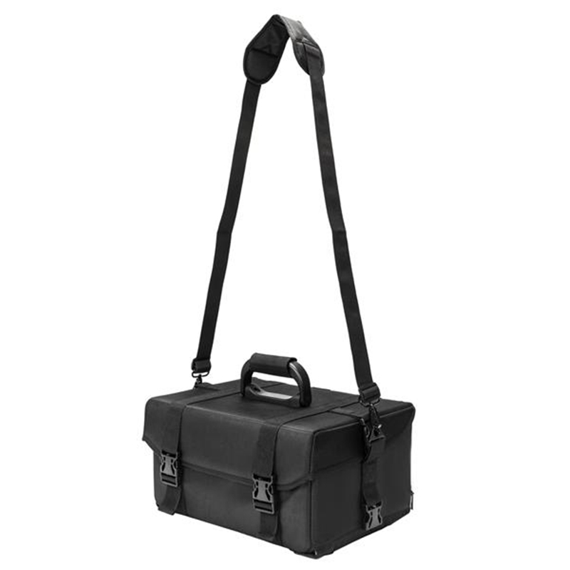 Makeup Train Cases 2-in-1 Professional Artist Travel Storage Cosmetic Case Make Up With Drawbar Black Suitcase Beauty Luggage Bag