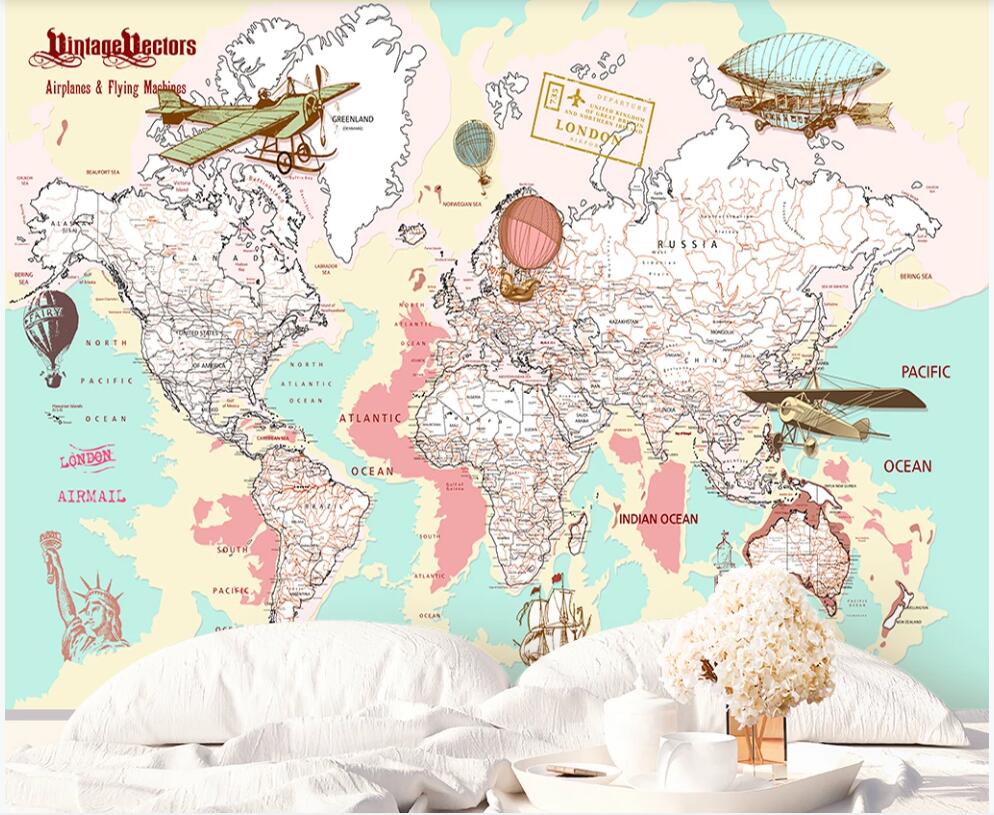 WDBH 3d room wallpaper custom photo Europe retro hand drawn airplane map children's room home decor 3d wall murals wallpaper for walls 3 d, Non-woven
WDBH 3d room wallpaper custom photo Europe retro hand drawn airplane map children's room home decor 3d wall murals wallpaper for walls 3 d, Non-woven
