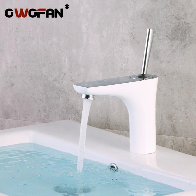 Modern White Bathroom Basin Faucet Chrome Finish Single Handle Deck Mounted Faucet Black Hot And Cold Water Sink Tap S79-328
Modern White Bathroom Basin Faucet Chrome Finish Single Handle Deck Mounted Faucet Black Hot And Cold Water Sink Tap S79-328