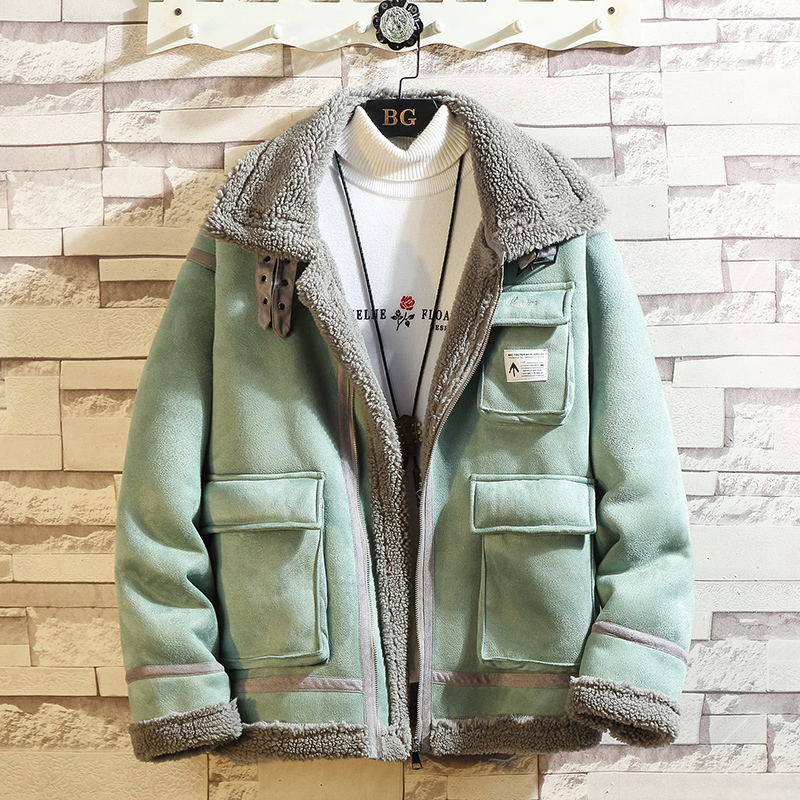 2021 New Bomber Jacket Men's Winter Thick Warm Teddy Grey Sportwear Tracksuit Male Ffy Fleece Hoodies Coat 5ojg, Asian size w my10 c
2021 New Bomber Jacket Men's Winter Thick Warm Teddy Grey Sportwear Tracksuit Male Ffy Fleece Hoodies Coat 5ojg, Asian size w my10 c