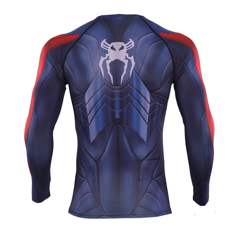 Raglan Sleeve Compression Shirt S-4XL 3D Printed T shirts Men Cosplay Costume Clothing Fitness Long Sleeve Tops For Male 201202