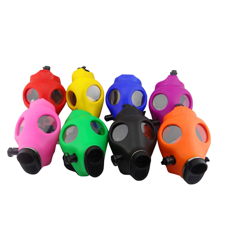 Silicone Mask Bong Acrylic Smoking Pipe Gas Mask Pipes Tabacco Shisha Pipe water pipe for dry herb Free Shipping
Silicone Mask Bong Acrylic Smoking Pipe Gas Mask Pipes Tabacco Shisha Pipe water pipe for dry herb Free Shipping