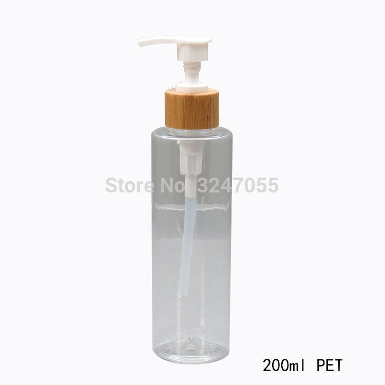200ML Clear PET Plastic Emulsion Bottle with Bamboo Press Head, Empty Shampoo/Lotion Pump Container, Body Care Refillable Bottle1
200ML Clear PET Plastic Emulsion Bottle with Bamboo Press Head, Empty Shampoo/Lotion Pump Container, Body Care Refillable Bottle1
