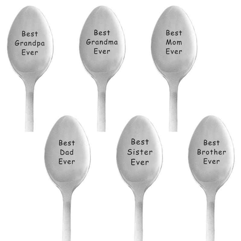 Long-Handle Spoon Soup With Letter Stainless Steel Coffee Ladle Tableware For Couples Imprinted Family Members Friends Gifts
Long-Handle Spoon Soup With Letter Stainless Steel Coffee Ladle Tableware For Couples Imprinted Family Members Friends Gifts