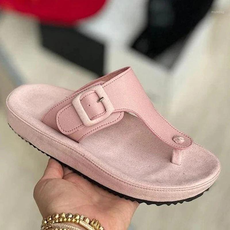 2020 Women Summer Flat Slippers Platform Flip Flops Slippers Buckle Sandals Outside Beach Slipper Casual Women's Sandal Dropship1, Beige
2020 Women Summer Flat Slippers Platform Flip Flops Slippers Buckle Sandals Outside Beach Slipper Casual Women's Sandal Dropship1, Beige