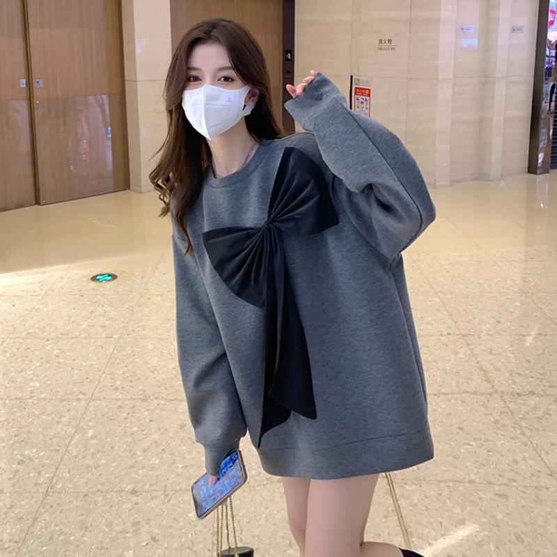 Women's Hoodies & Sweatshirts Casual Autumn O Neck Long Sleeve Grey Pullovers Top Patchwork Bow Oversized Sweatshirt Crewneck Coat Women Ret, Black
Women's Hoodies & Sweatshirts Casual Autumn O Neck Long Sleeve Grey Pullovers Top Patchwork Bow Oversized Sweatshirt Crewneck Coat Women Ret, Black