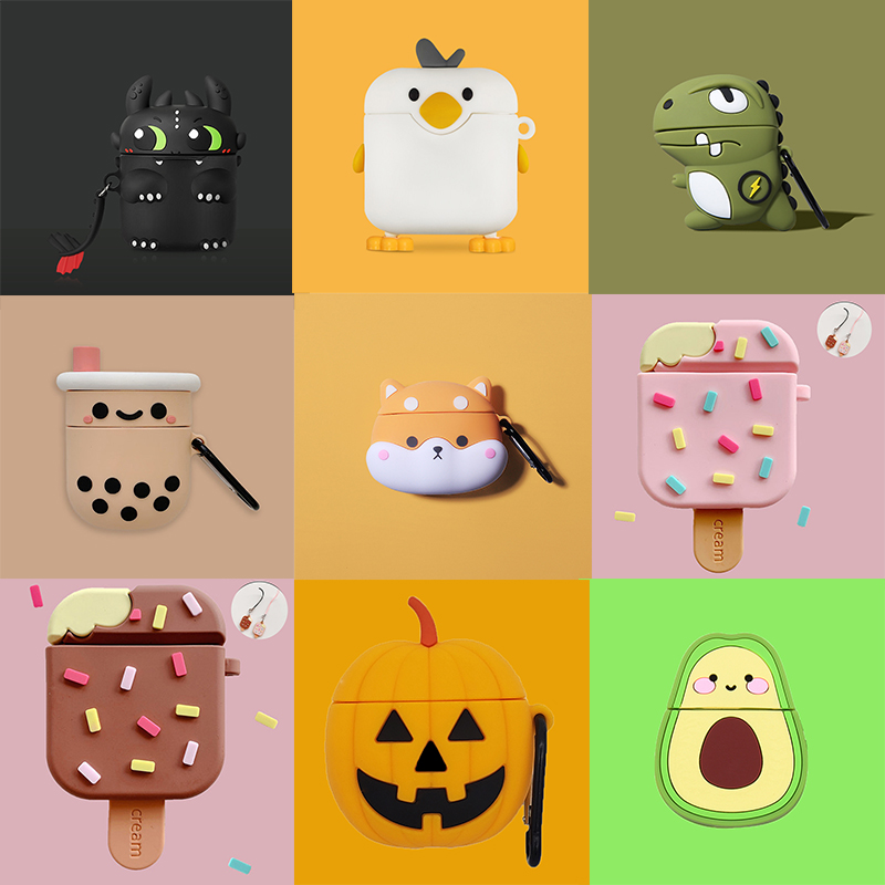 Ice Cream 3D Earphone Case for AirPods Case Cover Silicone Dragon Unicorn Cartoon Headphone Cover Case for AirPods Charging Box
Ice Cream 3D Earphone Case for AirPods Case Cover Silicone Dragon Unicorn Cartoon Headphone Cover Case for AirPods Charging Box