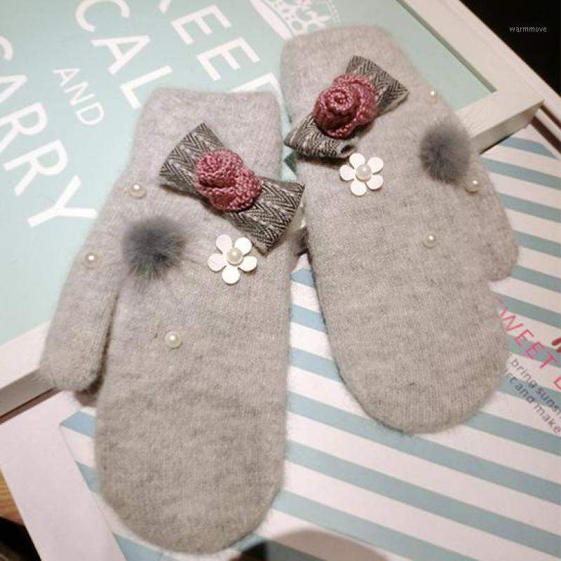 Autumn Winter Women Handmade Hair Blended Gloves Ladies Rose Bow Knot Pearl Warm Knitted Wool Mittens Fingerless AGL4031
Autumn Winter Women Handmade Hair Blended Gloves Ladies Rose Bow Knot Pearl Warm Knitted Wool Mittens Fingerless AGL4031