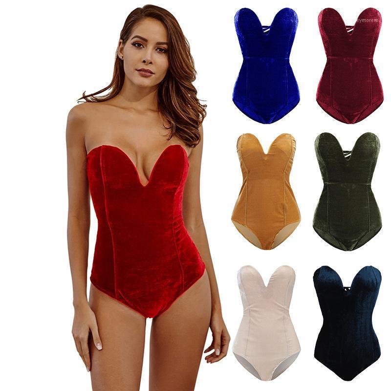Women Sexy Bodysuit Strapless Deep V Neck Cross Backless Velvet Bodycon Leotard Top Basic Clothes for Female Ladies Party New1, Beige
Women Sexy Bodysuit Strapless Deep V Neck Cross Backless Velvet Bodycon Leotard Top Basic Clothes for Female Ladies Party New1, Beige
