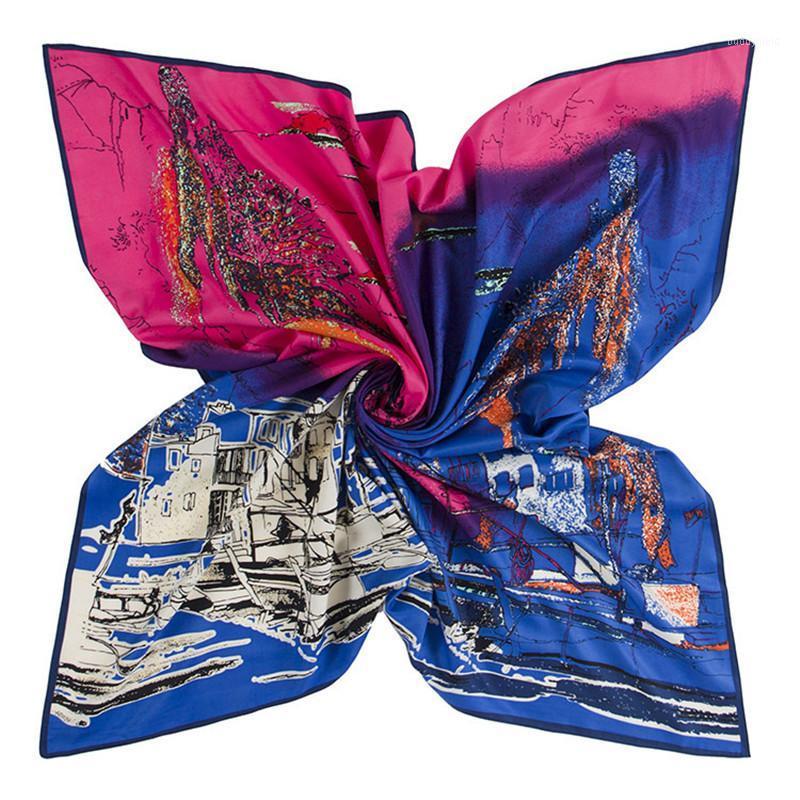 100cm Twill Silk Scarf New Design Abstract Painting Square Scarves Wraps Euro Style Shawl Office Lady Foulard Muslim Neck tie1
100cm Twill Silk Scarf New Design Abstract Painting Square Scarves Wraps Euro Style Shawl Office Lady Foulard Muslim Neck tie1