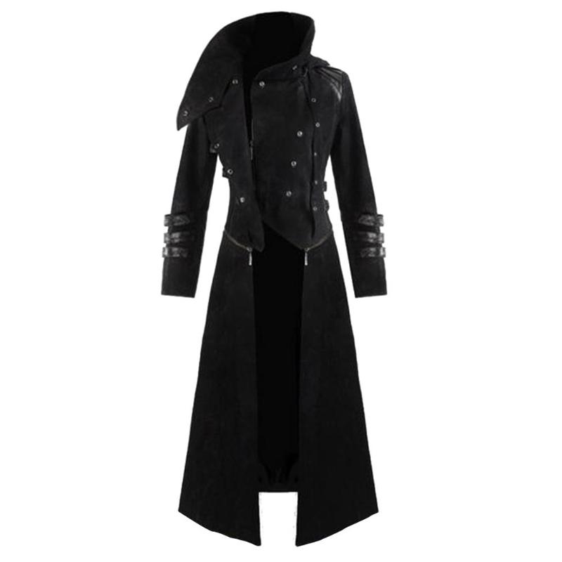 Fashion Men Tailcoats Gothic Hooded Trench Party Costume Tailcoat Long Sleeve Jacket Casual High Quality Mens Blouse Tops, Black
Fashion Men Tailcoats Gothic Hooded Trench Party Costume Tailcoat Long Sleeve Jacket Casual High Quality Mens Blouse Tops, Black