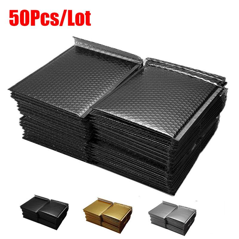 50 PCS/Lot Gold Plating Paper Bubble Envelopes Bags Mailers Padded Shipping Envelope Bubble Mailing Bag Different Specifications
50 PCS/Lot Gold Plating Paper Bubble Envelopes Bags Mailers Padded Shipping Envelope Bubble Mailing Bag Different Specifications