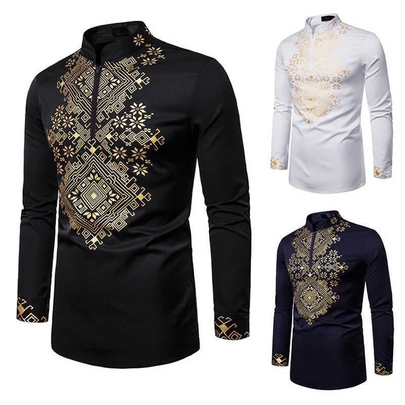 New Men Print African Print Dresses Rich Bazin Dashiki Long Sleeve Traditional 2020 Fashion Style Adult Blouse Clothing, White
New Men Print African Print Dresses Rich Bazin Dashiki Long Sleeve Traditional 2020 Fashion Style Adult Blouse Clothing, White