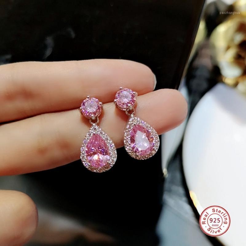 Stud 2022 Fashion 925 Sterling Silver Dazzling Zircon Waterdrop Memory Earrings For Women Sterling-Silver-Jewelry Brincos, Golden;silver
Stud 2022 Fashion 925 Sterling Silver Dazzling Zircon Waterdrop Memory Earrings For Women Sterling-Silver-Jewelry Brincos, Golden;silver