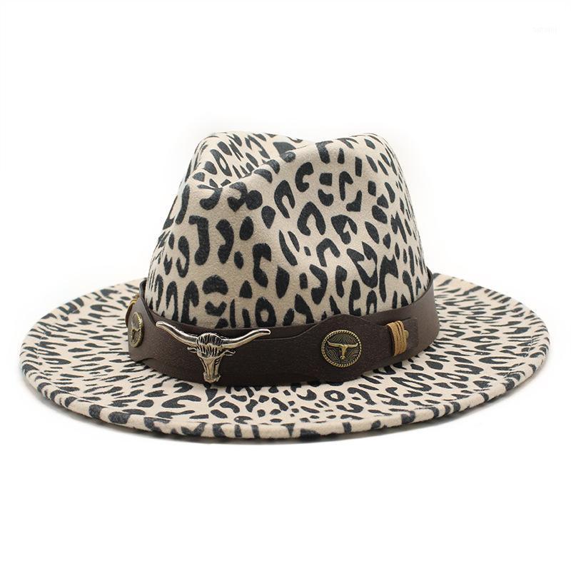 Pragmapism 2020 New Fedoras big brim men hat women leopard woolen jazz hat British style top hats for women Cattle caps1
Pragmapism 2020 New Fedoras big brim men hat women leopard woolen jazz hat British style top hats for women Cattle caps1