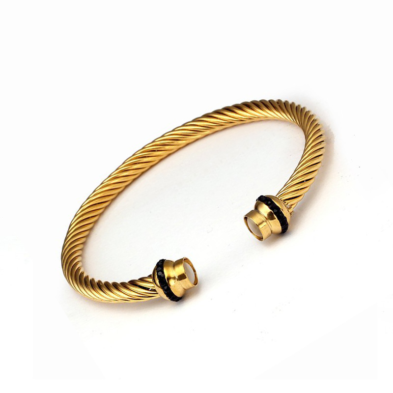 Trendy Braided Open Cuff Bangles Brand Gold Jewelry Luxury Design Men Women Stainless Steel Charm Bracelet Bangles
Trendy Braided Open Cuff Bangles Brand Gold Jewelry Luxury Design Men Women Stainless Steel Charm Bracelet Bangles