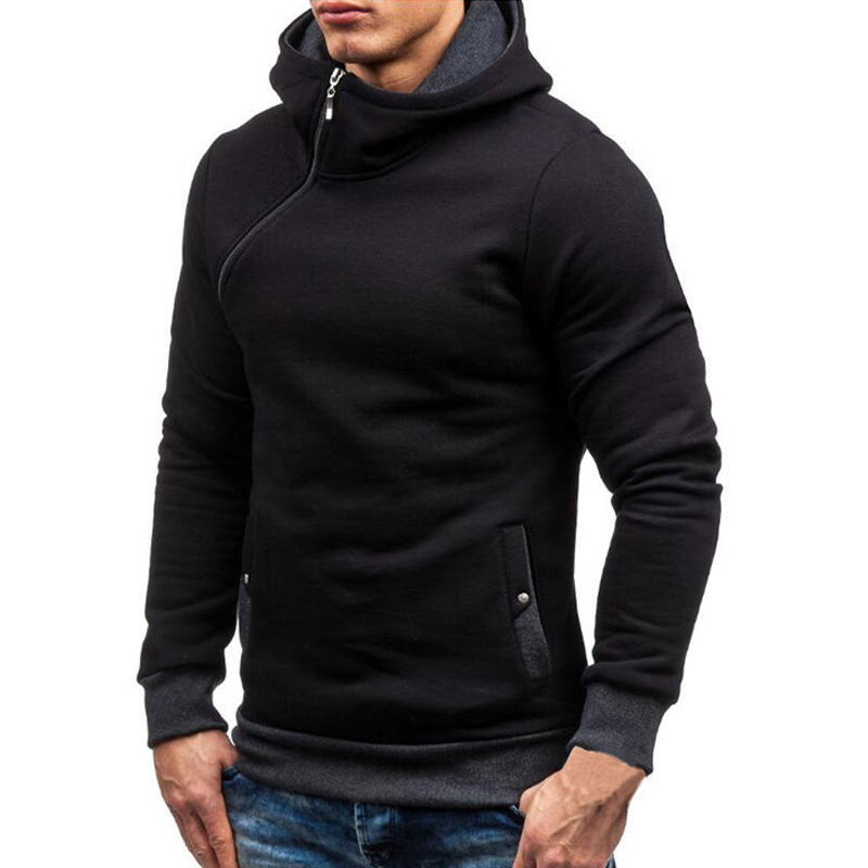 New Casual Solid Mens Hoodies Diagonal Zipper Long Sleeve Hoodie Sweatshirts Men Pullover Sweatshirt Hooded Sweat kg-185, Black blue
New Casual Solid Mens Hoodies Diagonal Zipper Long Sleeve Hoodie Sweatshirts Men Pullover Sweatshirt Hooded Sweat kg-185, Black blue