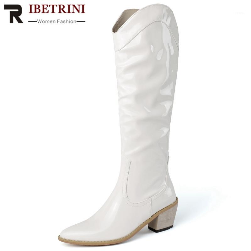 RIBETRINI Women Fashion Patent Pu Long Shoes Women Brand Metallic Knee High Western Boots High Chunky Heels Boots1, White
RIBETRINI Women Fashion Patent Pu Long Shoes Women Brand Metallic Knee High Western Boots High Chunky Heels Boots1, White