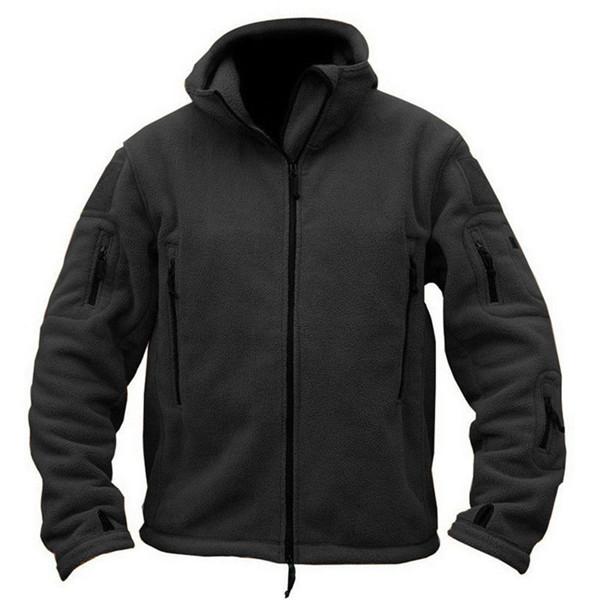 Men's Hoodies & Sweatshirts Mens Winter Jackets Fleece Zipper Hoodie Long Sleeve Hooded Sweatshirt Tactical Tracksuit Jacket Outerwear Coat