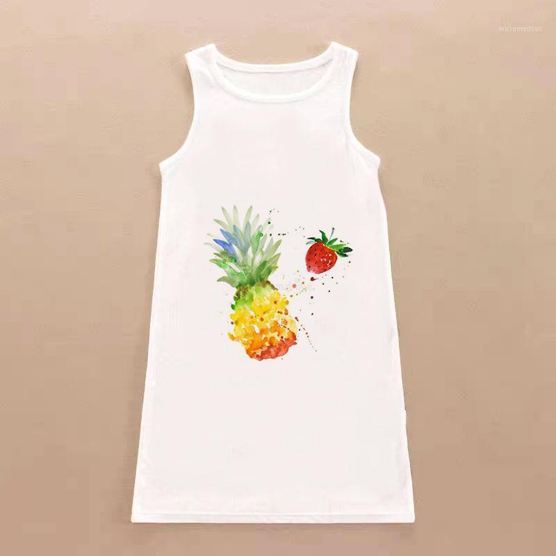 Resting Painted Dress Girl Summer Pineapple Fun Party Dress Girls Birthday Gift Casual Skirt White Round Neck Knee-length Skirt1
Resting Painted Dress Girl Summer Pineapple Fun Party Dress Girls Birthday Gift Casual Skirt White Round Neck Knee-length Skirt1