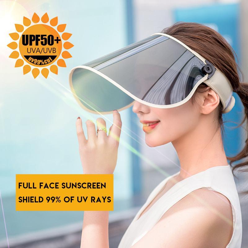 Fashion Female Summer PVC Sun Hat Cycling Travel Sun Visor Adjustable Outdoor Protection Against UV Rays Transparent Hat, Khaki
Fashion Female Summer PVC Sun Hat Cycling Travel Sun Visor Adjustable Outdoor Protection Against UV Rays Transparent Hat, Khaki