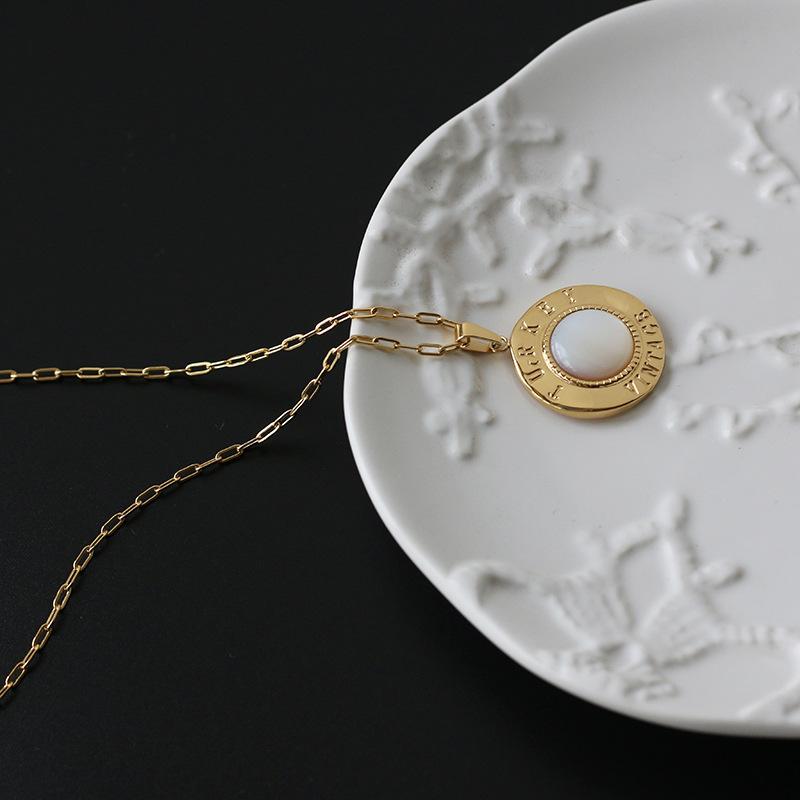 Chokers Vintage Coin Shell Chains Necklace Women Stainless Steel Jewelry Punk Statement Designer T Show Runway Gown Sweety Boho Japan
Chokers Vintage Coin Shell Chains Necklace Women Stainless Steel Jewelry Punk Statement Designer T Show Runway Gown Sweety Boho Japan