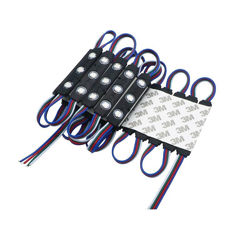 RGB SMD 5050 3 LED Module Lighting DC 12V IP68 Waterproof 0.72W Colorful Led Modules Advertising sign lamp Strip Light
RGB SMD 5050 3 LED Module Lighting DC 12V IP68 Waterproof 0.72W Colorful Led Modules Advertising sign lamp Strip Light