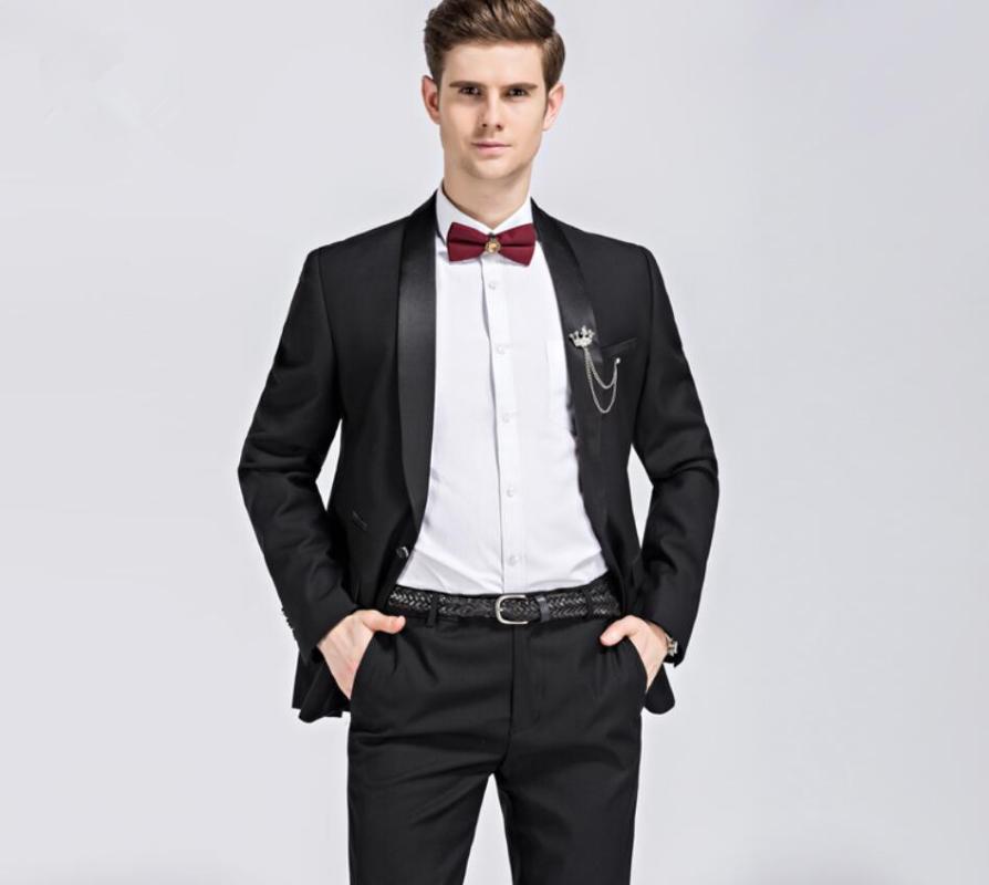Handsome Groomsmen Notch Lapel Groom Tuxedos Mens Wedding Dress Man Jacket Blazer Prom Dinner (Jacket+Pants+Tie) 004, Same as image
Handsome Groomsmen Notch Lapel Groom Tuxedos Mens Wedding Dress Man Jacket Blazer Prom Dinner (Jacket+Pants+Tie) 004, Same as image
