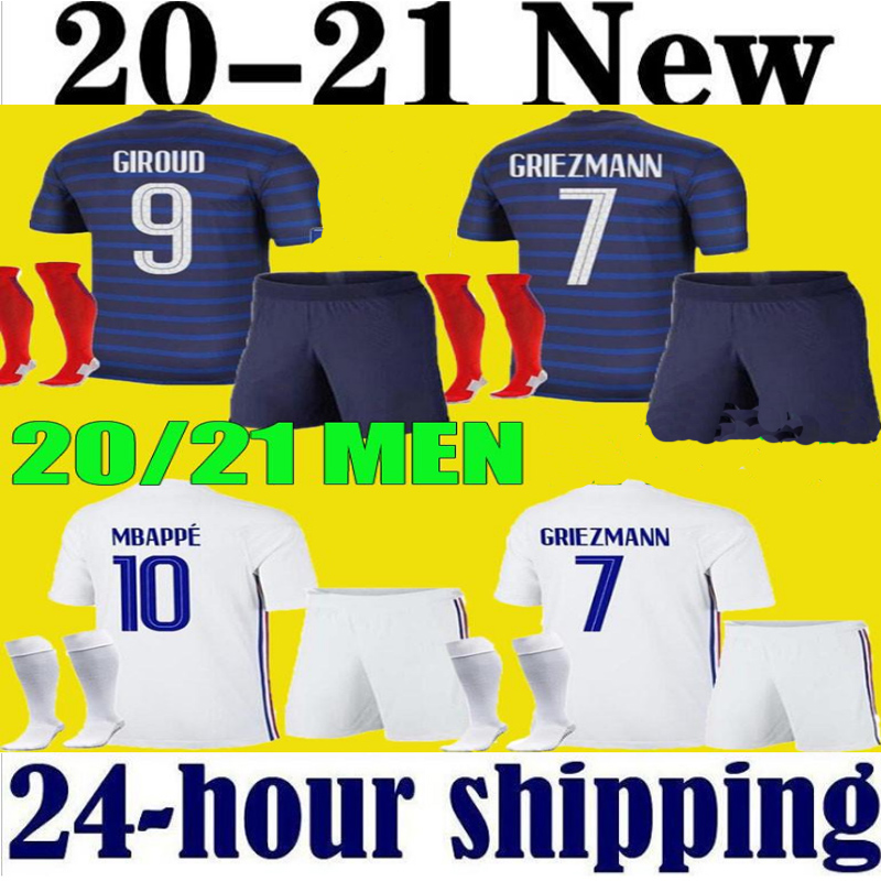 men kids MBAPPE soccer jerseys child kits 2020 2021 GRIEZMANN POGBA Football shirts 20 21 PAVARD KANTE adult boys Full set Uniform, 2021 home
men kids MBAPPE soccer jerseys child kits 2020 2021 GRIEZMANN POGBA Football shirts 20 21 PAVARD KANTE adult boys Full set Uniform, 2021 home