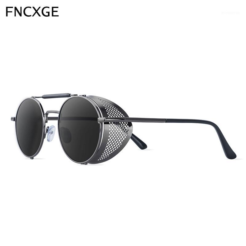Men Women Retro Steampunk Sunglasses Round Sun Glasses Side Shield Goggles Gothic Mirror Lens Sun Glasses UV4001
Men Women Retro Steampunk Sunglasses Round Sun Glasses Side Shield Goggles Gothic Mirror Lens Sun Glasses UV4001