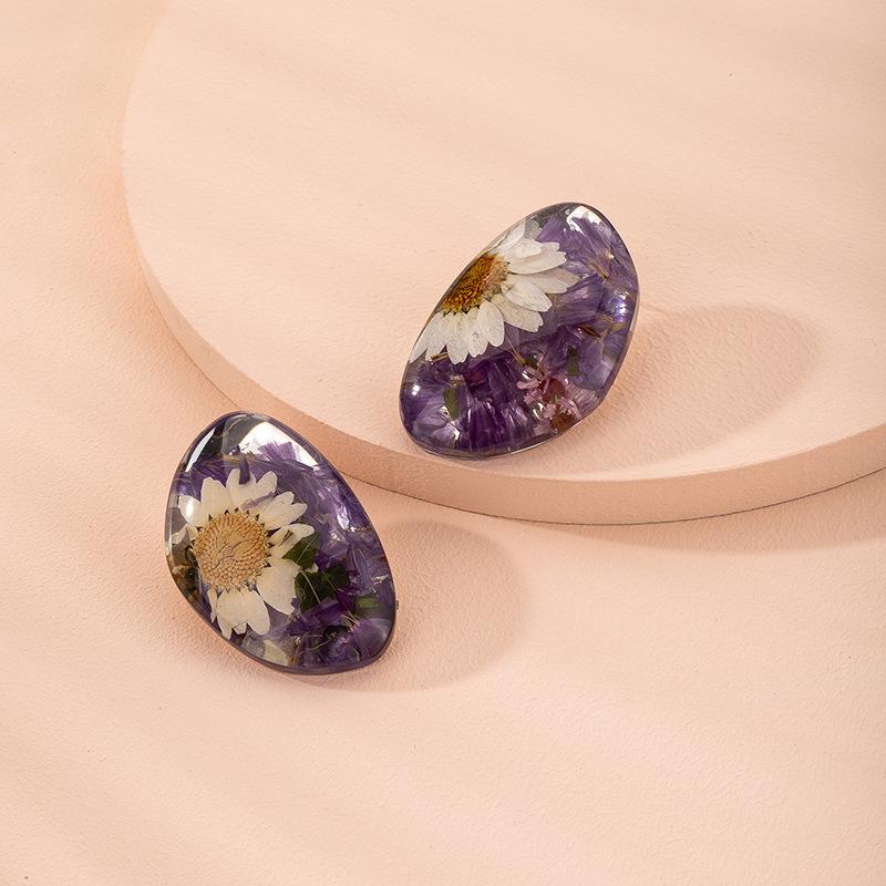 Bohemia Geometrical Irregular Specimens Of Resin Flowers Stud Earrings For Women New Fashion Jewelry Accessories
Bohemia Geometrical Irregular Specimens Of Resin Flowers Stud Earrings For Women New Fashion Jewelry Accessories