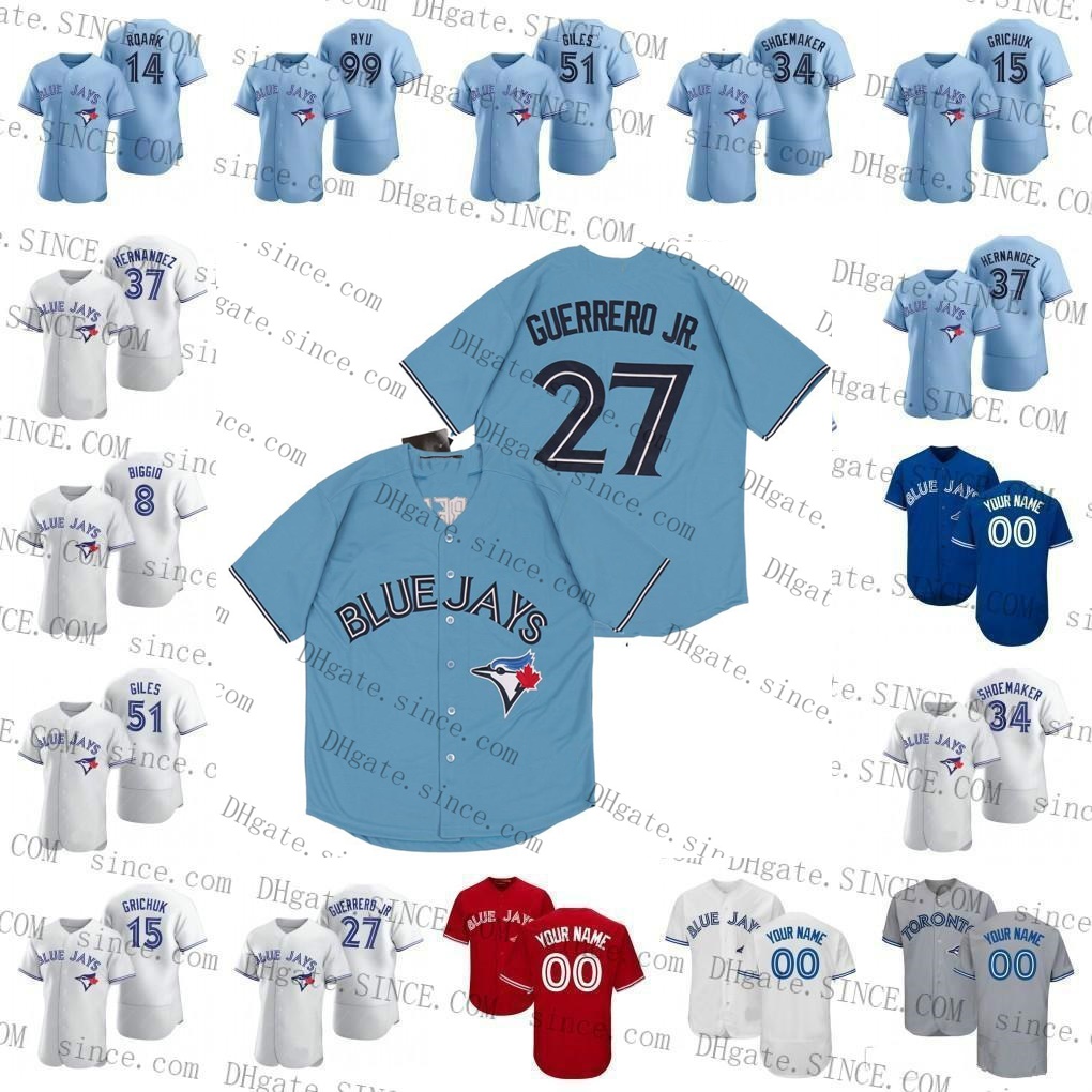 Toronto Jay 2020 Jersey Blue Vladimir Guerrero Jr. Cavan Biggio Hyun-Jin Ryu Yamaguchi Randal Grichuk Drury Hernandez Jansen Custom Stitched, Colour 14
Toronto Jay 2020 Jersey Blue Vladimir Guerrero Jr. Cavan Biggio Hyun-Jin Ryu Yamaguchi Randal Grichuk Drury Hernandez Jansen Custom Stitched, Colour 14