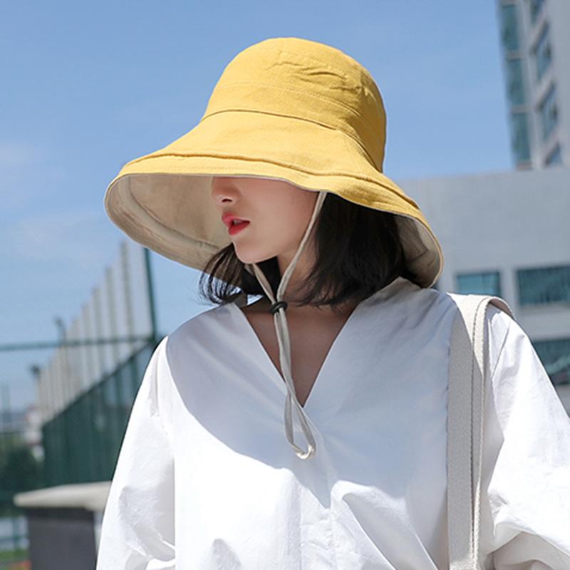 Cotton Windproof Rope Solid Color Large Eaves Fisherman Hat for Women Casual Versatile Summer Sun Hat Folding Basin
Cotton Windproof Rope Solid Color Large Eaves Fisherman Hat for Women Casual Versatile Summer Sun Hat Folding Basin
