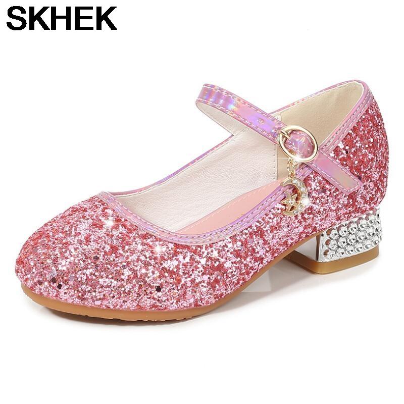 SKHEK Children Party Shoes Rhinestone Girls High Heels Pearl Kids Glitter Shoes Princess Wedding For Girls sandal, Blue
SKHEK Children Party Shoes Rhinestone Girls High Heels Pearl Kids Glitter Shoes Princess Wedding For Girls sandal, Blue