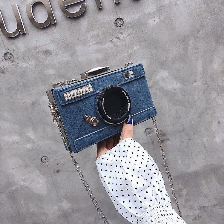 Personalized Design Fashion Camera Shape Clutch Nubuck Shoulder Bag Ladies Casual Mini Messenger Bag Purse, Black
Personalized Design Fashion Camera Shape Clutch Nubuck Shoulder Bag Ladies Casual Mini Messenger Bag Purse, Black
