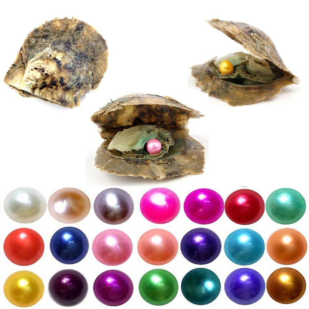 Wholesale South Sea Pearl oyster with natural 6-7mm round 25 different colors wish pearl meaning funny birthday gift
Wholesale South Sea Pearl oyster with natural 6-7mm round 25 different colors wish pearl meaning funny birthday gift