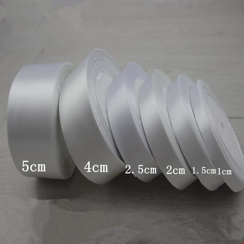 Small Packing White Ribbon Width=1cm 2.5cm 5cm Length=22m Silk Ribbon for Different Occasion Using
Small Packing White Ribbon Width=1cm 2.5cm 5cm Length=22m Silk Ribbon for Different Occasion Using