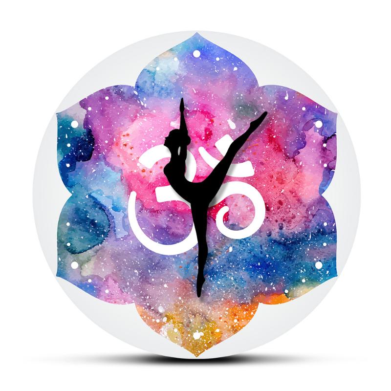 Yoga Girl Om Spiritual Wall Clock Yoga Studio Zen Decor Hindu Watercolour Om Symbol Modern Watch Ballerina Yogi Printed Time
Yoga Girl Om Spiritual Wall Clock Yoga Studio Zen Decor Hindu Watercolour Om Symbol Modern Watch Ballerina Yogi Printed Time