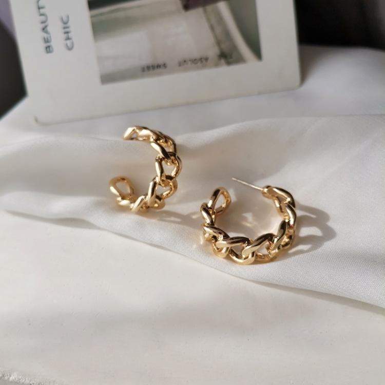 XIALUOKE S925 Needle Geometric Hollow Out C Type Hyperbole Stud Earrings For Women New Fashion Punk Style Jewelry Accessories E6
XIALUOKE S925 Needle Geometric Hollow Out C Type Hyperbole Stud Earrings For Women New Fashion Punk Style Jewelry Accessories E6