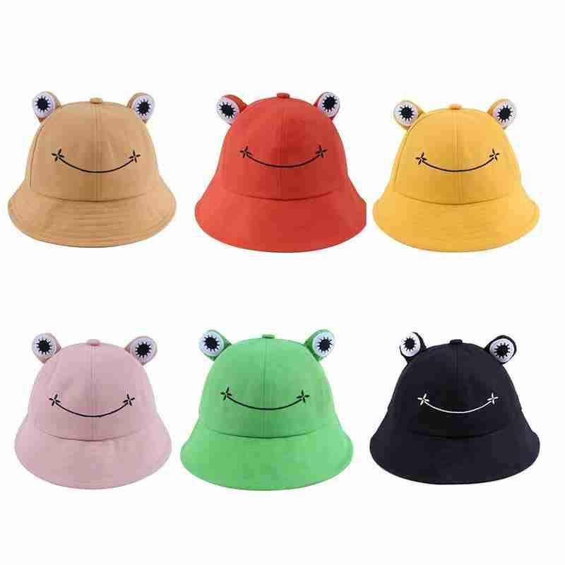 Wide Brim Hats Women And Children Fashion Frog Bucket Hat Summer Autumn Outdoor Hiking Beach Fishing Sun Protection Female
Wide Brim Hats Women And Children Fashion Frog Bucket Hat Summer Autumn Outdoor Hiking Beach Fishing Sun Protection Female